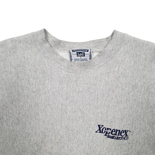 Mens Grey Lee Crewneck Jumper