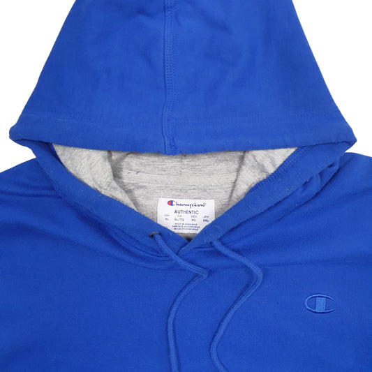 Mens Blue Champion Hoodie Jumper