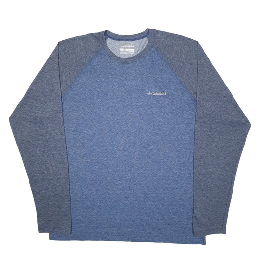 Mens Blue Columbia Sportswear Long Sleeve T Shirt