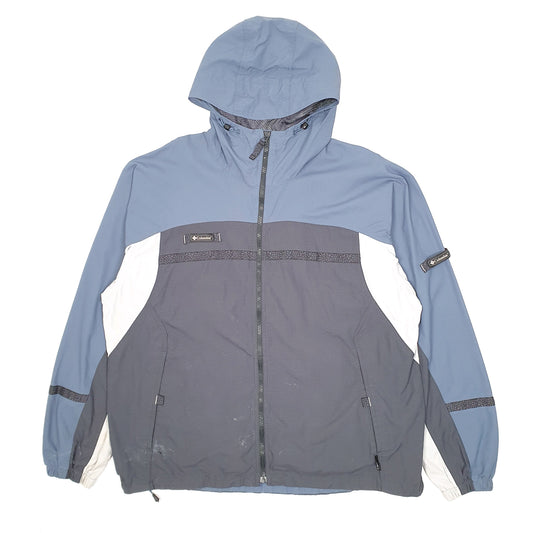 Mens Grey Columbia Sportswear Company Hooded Coat
