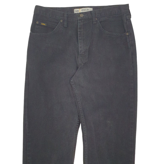 Mens Black Lee Casual JeansW34 L34