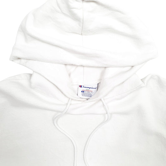 Mens White Champion 2017 Hoodie Jumper