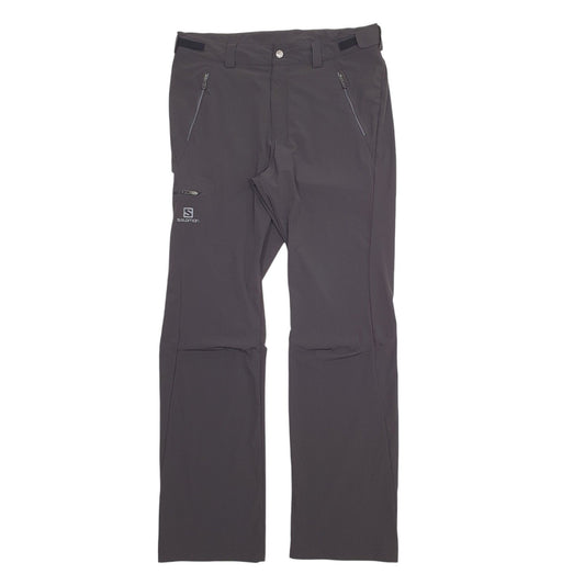 Mens Black Salomon Advanced Shield Walking Trousers