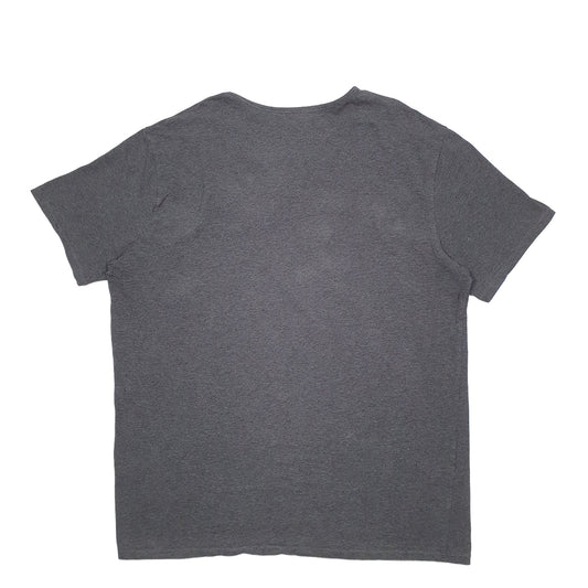 Mens Grey Lacoste Short Sleeve T Shirt