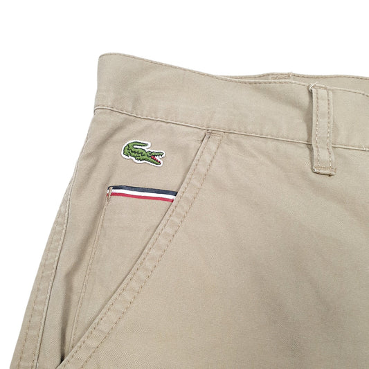 Mens Beige Lacoste Chino Shorts