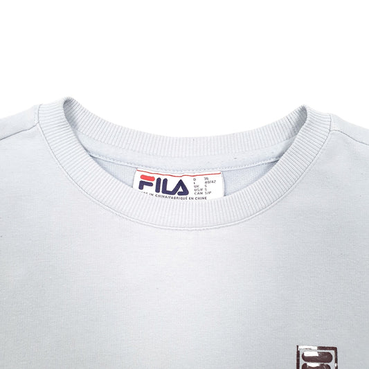 Womens Blue Fila Crewneck Jumper