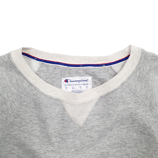 Mens Grey Champion Crewneck Jumper