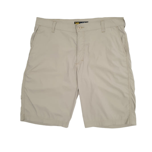 Mens Beige Lee Nylon Waterproof Chino Shorts