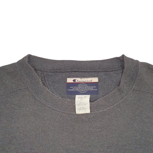 Mens Grey Champion Crewneck Jumper