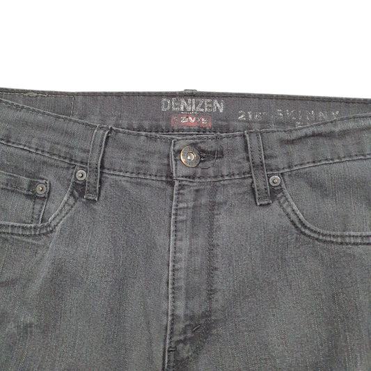 Mens Grey Levis Denizen JeansW33 L32