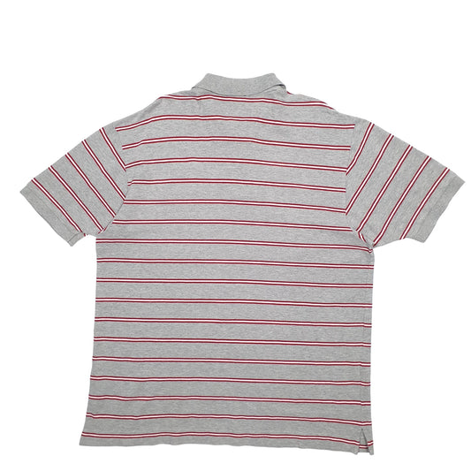 Mens Grey Nautica Short Sleeve Polo Shirt