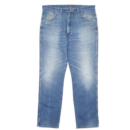Mens Blue Wrangler Casual JeansW38 L32
