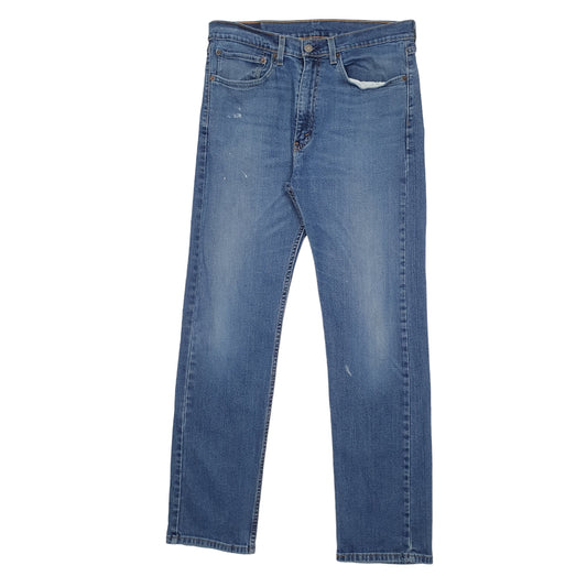 Mens Blue Levis 505 JeansW34 L32