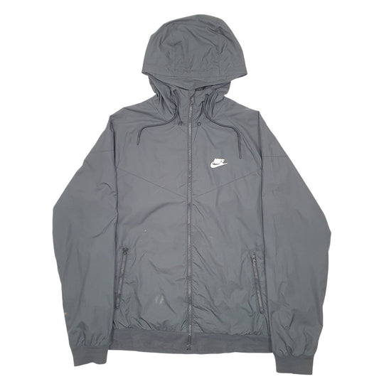 Mens Black Nike Windrunner Coat