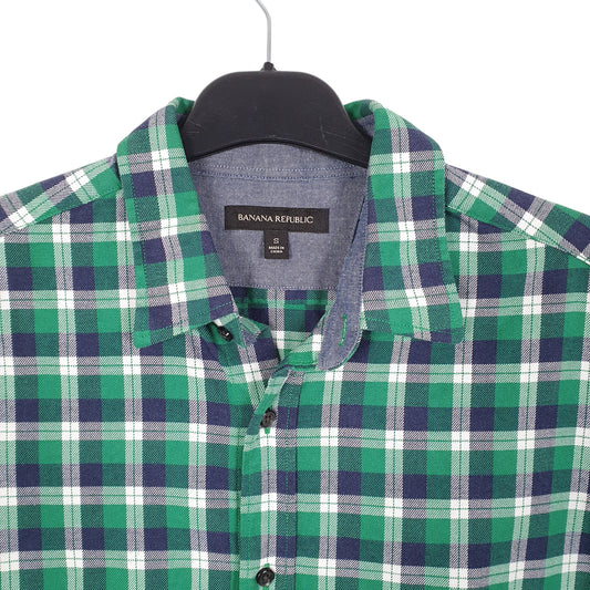 Mens Green Banana Republic Long Sleeve Shirt