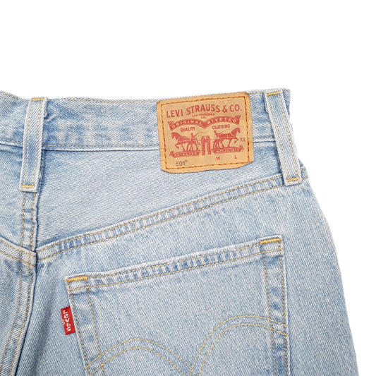 Womens Blue Levis 501 Denim Jorts Hot Pants Denim Shorts