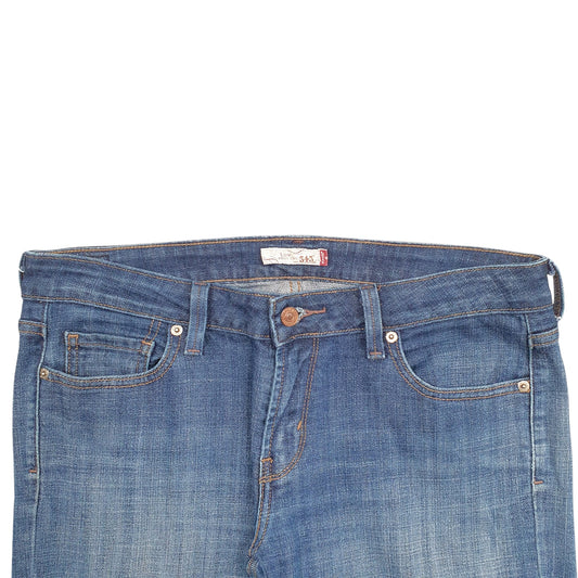 Womens Blue Levis Low Bootcut 545 Casual JeansW34 L29