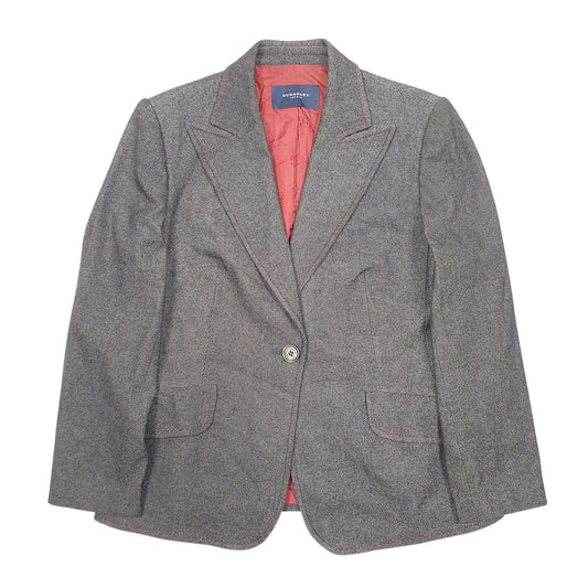 Womens Black Burberry Wool Baryste Coat