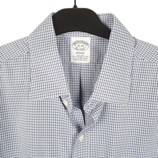 Mens Blue Brooks Brothers Regent Long Sleeve Shirt