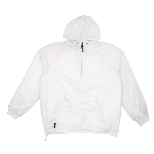 Mens White Charles River Coat