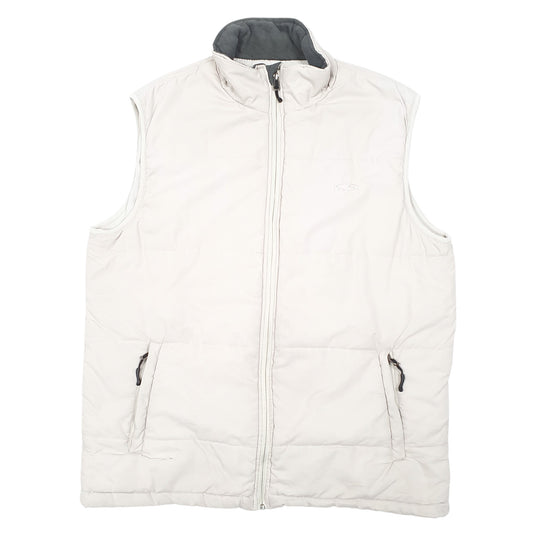 Mens Beige Champion Bodywarmer Puffer Coat