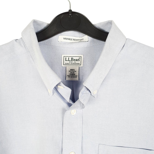 Mens Blue L.L.Bean Long Sleeve Shirt