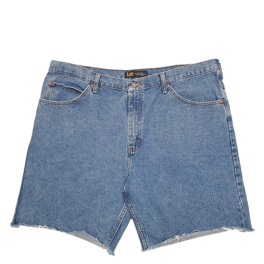 Mens Blue Lee Cut Off Denim Shorts