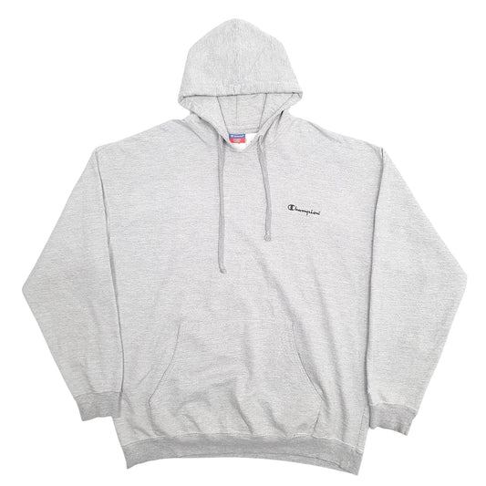 Mens Grey Champion Hoodie Jumper