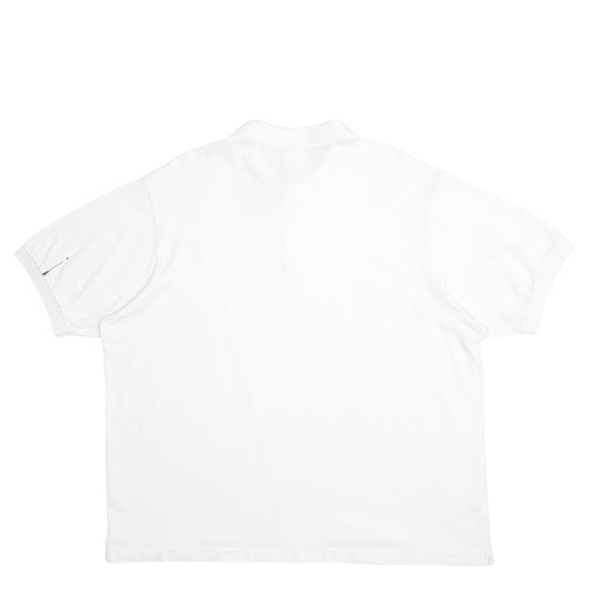 Mens White Lacoste Short Sleeve Polo Shirt