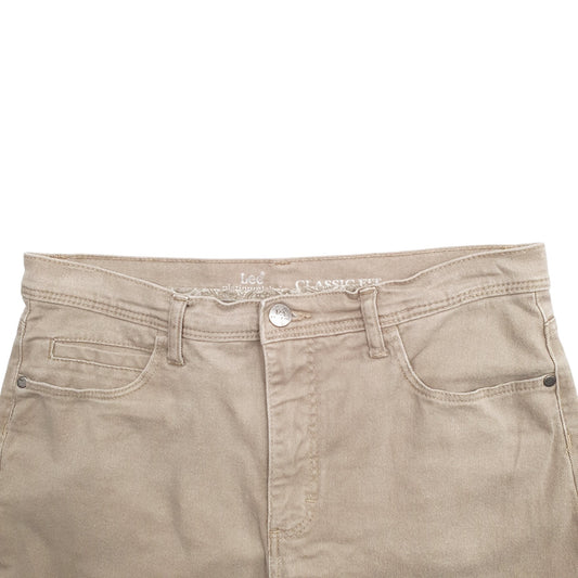 Womens Beige Lee Casual JeansW32 L31
