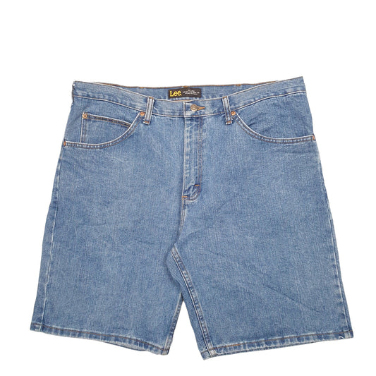 Mens Blue Lee Denim Shorts