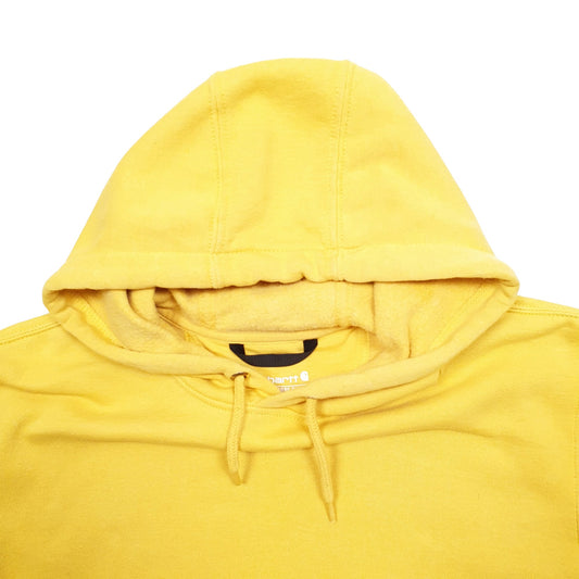 Mens Yellow Carhartt Workwear Hoodie Jumper