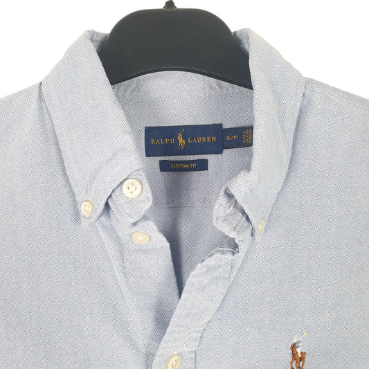 Womens Blue Ralph Lauren Oxford Long Sleeve Shirt