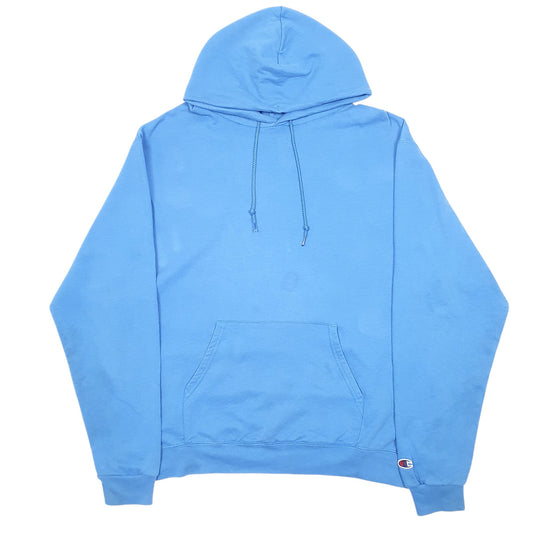 Mens Blue Champion Hoodie Jumper