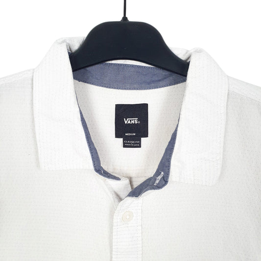 Mens White Vans Short Sleeve Shirt