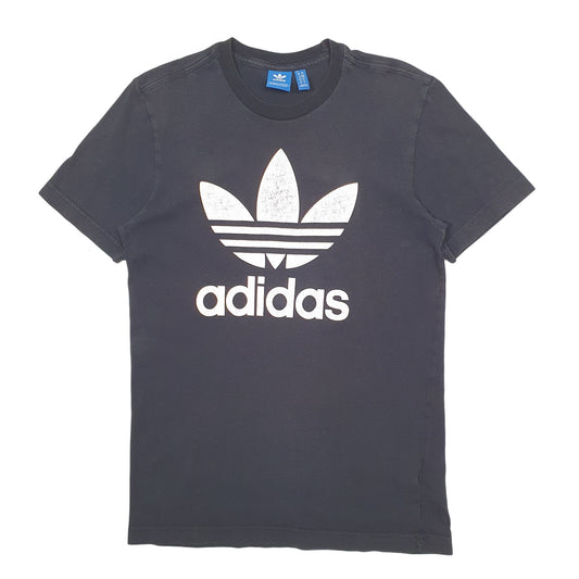 Mens Black Adidas Adidas Short Sleeve T Shirt