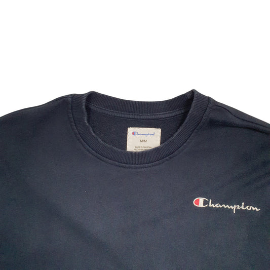 Mens Blue Champion Crewneck Jumper