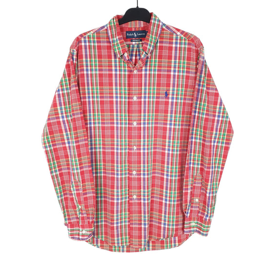 Mens Red Ralph Lauren Long Sleeve Shirt