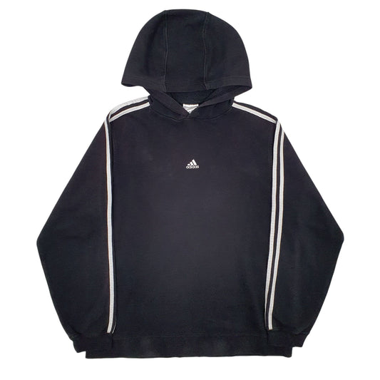 Womens Black Adidas Hoodie Jumper