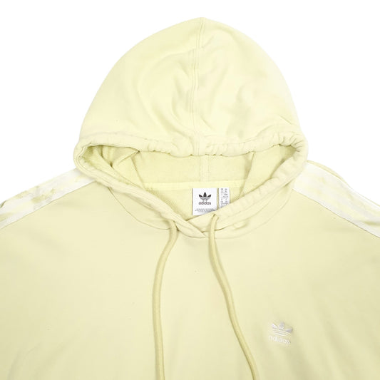 Womens Green Adidas Croptop Hoodie Jumper