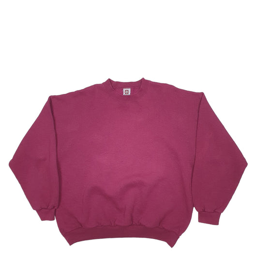 Mens Burgundy Franklin Sports Crewneck Jumper