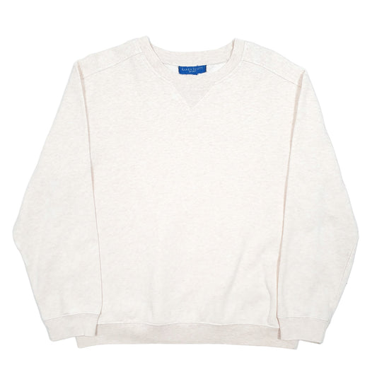 Womens Beige Karen Scott Sport Crewneck Jumper
