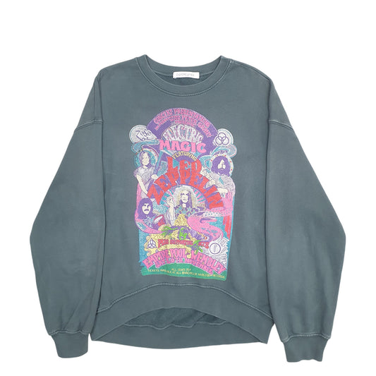 Womens Grey Daydreamer Led Zeppelin Rock Music Crewneck Jumper