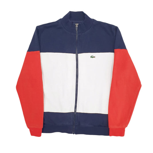 Womens Navy Lacoste Full Zip Jumper