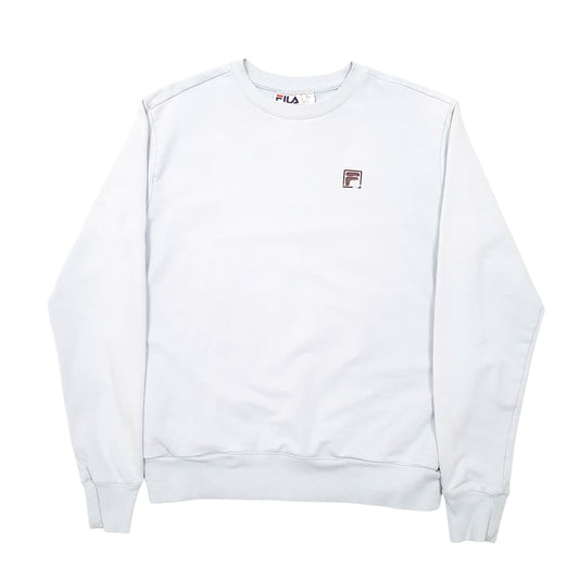 Womens Blue Fila Crewneck Jumper