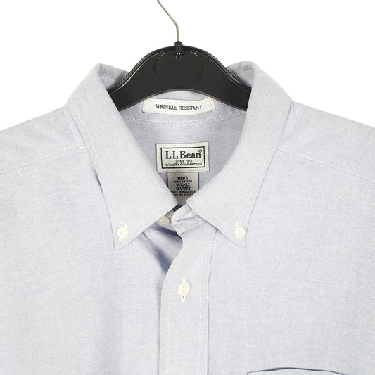Mens Blue L.L.Bean Oxford Long Sleeve Shirt
