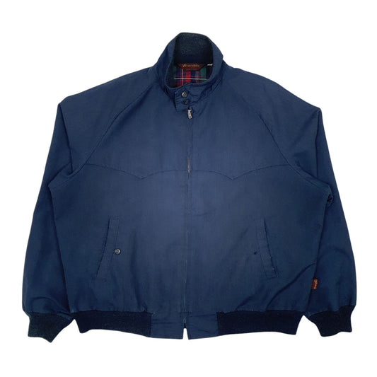 Mens Navy Wrangler Vintage 70s 80s Made In USA Coat