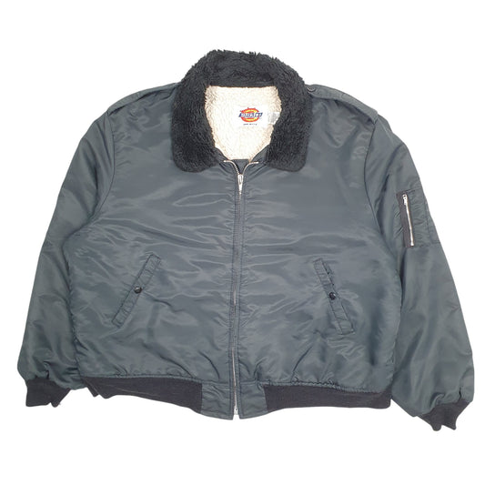 Mens Black Dickies Vintage 1980s B10 Made In USA Coat