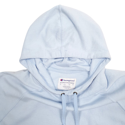 Womens Blue Champion Hoodie Jumper