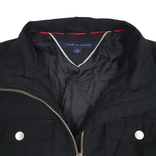 Womens Black Tommy Hilfiger Coat